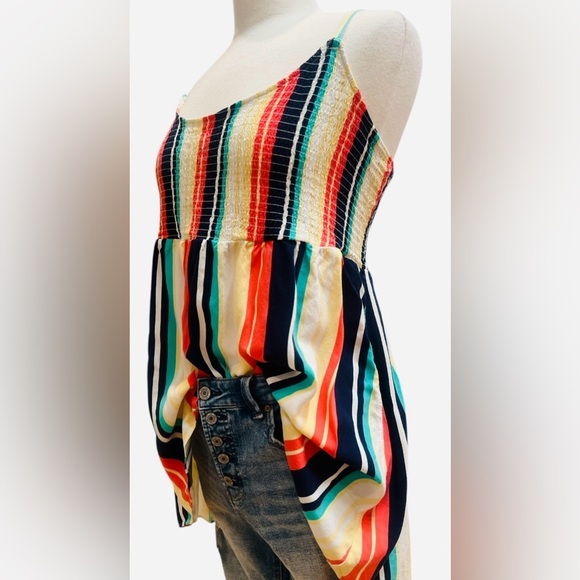 Torrid Multicolor Striped Tank Top - Picture 4 of 7